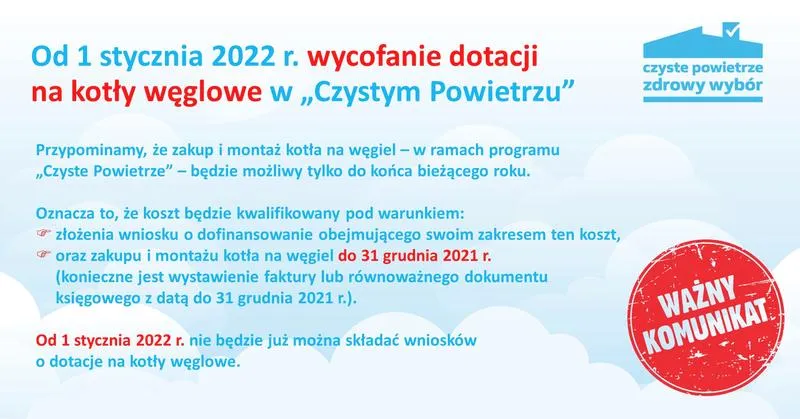Dotacja do węgla