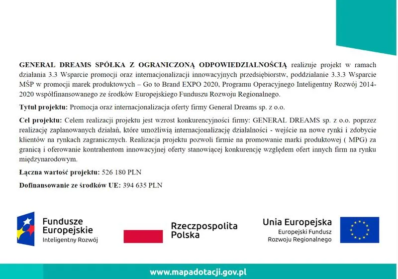Dotacja unijna na firmę