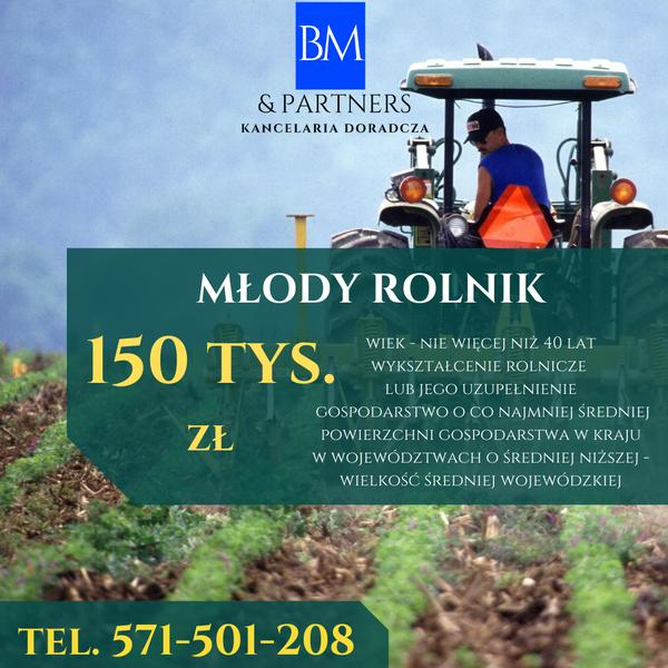 Dotacje dla młodego rolnika