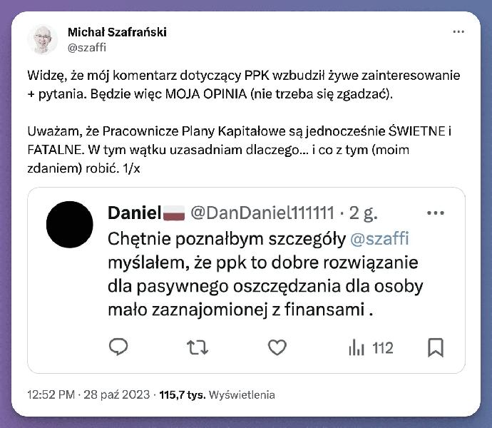 Opłacalność PPK