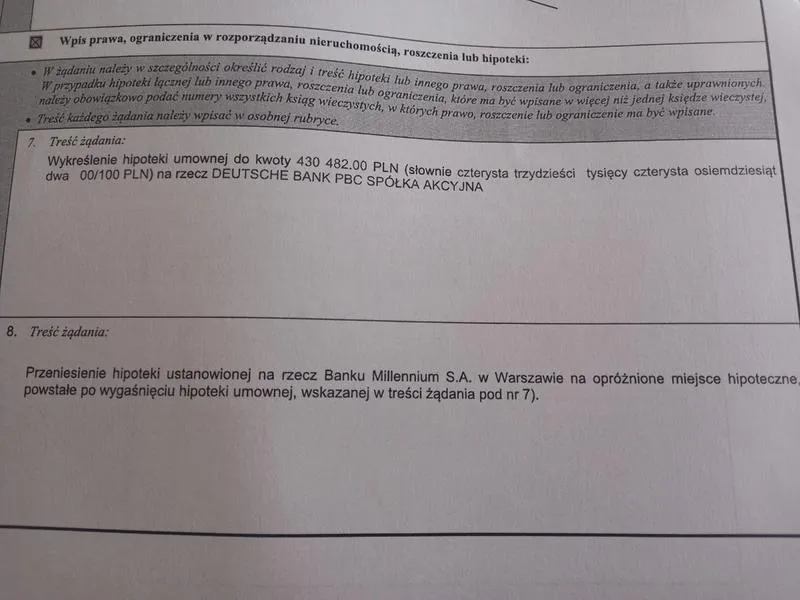 Proces przeniesienia hipoteki