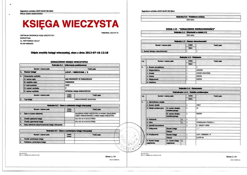 Sprawdzanie hipoteki