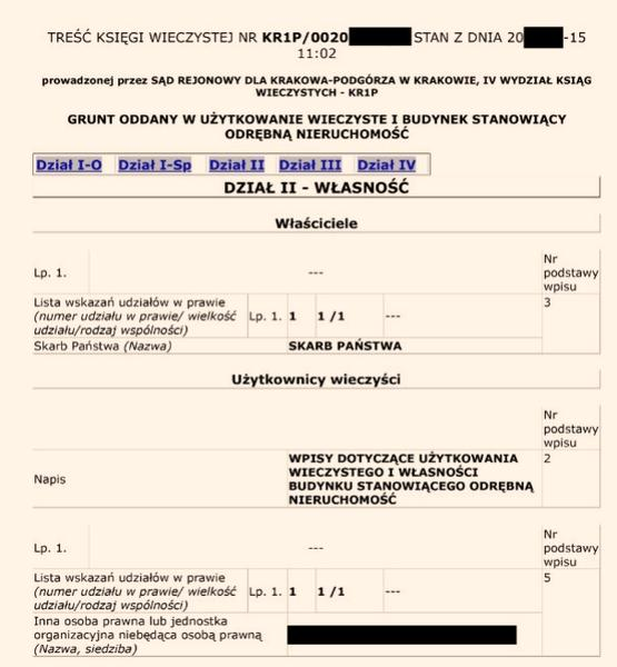 Wniosek o wpis do księgi wieczystej
